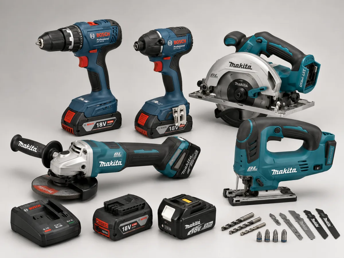 Outillage électroportatif Bosch Professional — meuleuses et perceuses