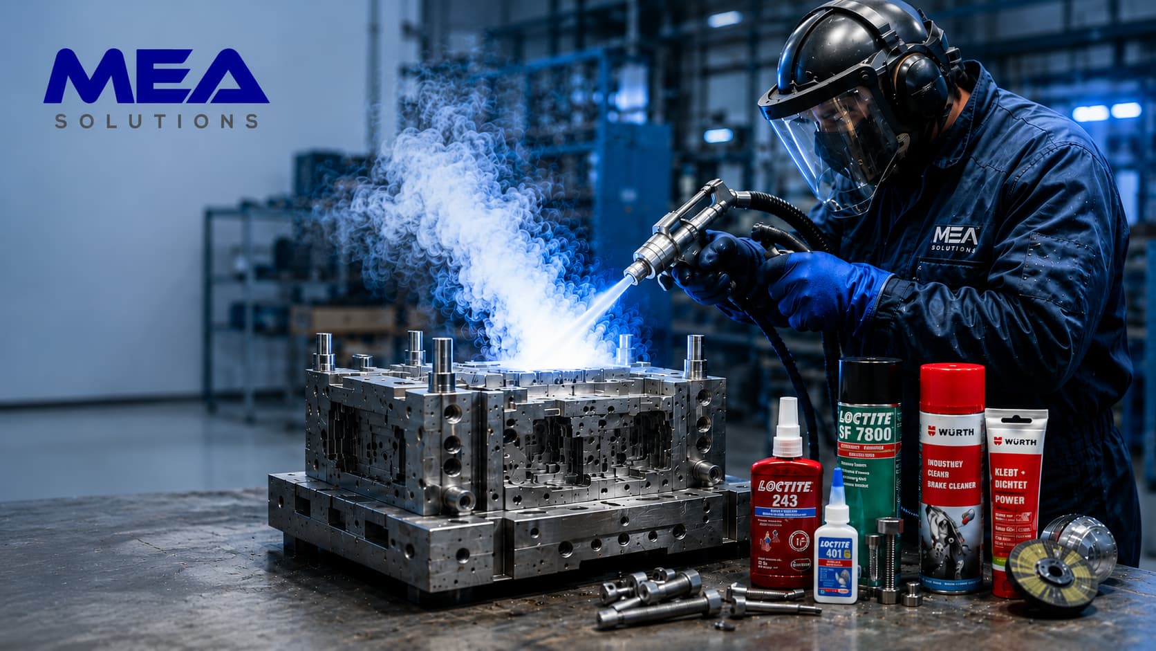 Nettoyage cryogénique sur site et fournitures industrielles au Maroc — MEA SOLUTIONS